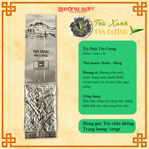 Trà Xanh [Đinh Tân Cương] - Đông Sơn - Gói 100g - Hương cốm mới hậu ngọt dịu