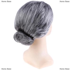 [COD] Home Base Quà Tặng Giáng Sinh AYLMER Tóc Giả Màu Xám Bà Già Bà Cụ Tóc Búi Trang Phục Trang Phục Hóa Trang Bà Mẹ Lớn