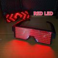 KEDAH LED Glasses Mix 4 Colors IN 1 Glasses Spec Mata LED Luminous Glasses Cermin Mata Lampu. 