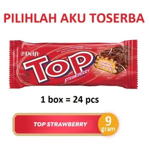 Delfi TOP STRAWBERRY 9 gram isi 24pcs / box- (HARGA 1 BOX)
