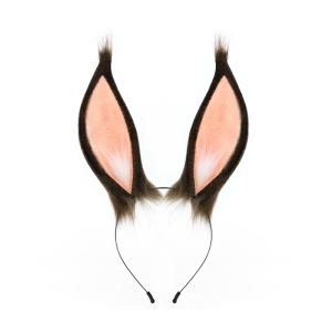 Băng đô tai thỏ sang trọng cho nữ phụ nữ Động vật mềm tai hairband trang điểm cho tóc cho trang phục halloween EVERYDAY