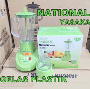 BLENDER NATIONAL YASAKA GELAS PLASTIK / PRODUK NATIONAL. BLENDER MURAH/ PEMBUAT JUS/ PENGILING BUMBU. B1