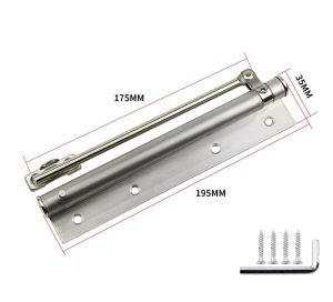 Light and simple door closer household stainless steel automatic door closer automatic door buffer Door opener