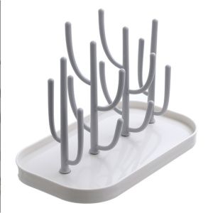 🔥SG STOCK🔥Detachable Baby Milk Bottle Dryer Drying Rack Feeding Cup Dryer Large Capacity Drying Holder Nipples Pump Part