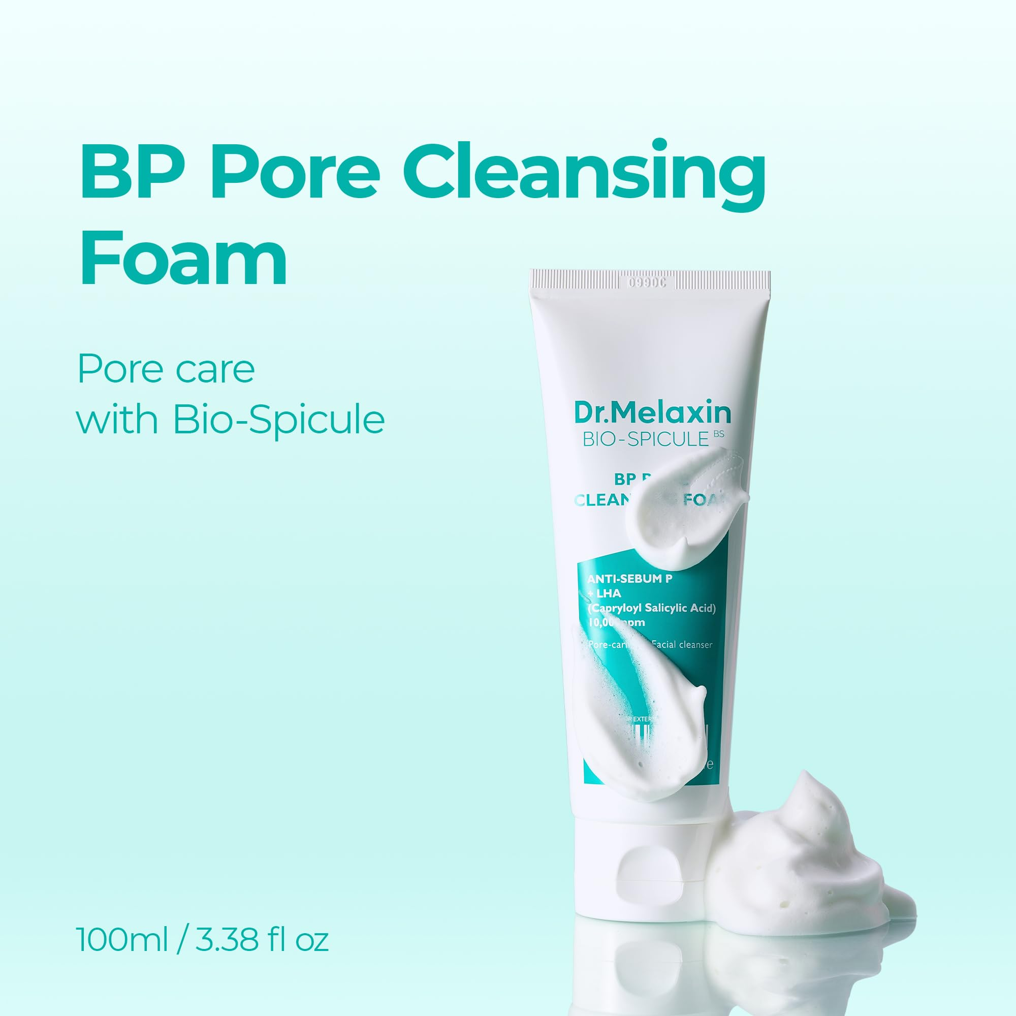 Dr.Melaxin Bio-Spicule BP Pore Cleansing Foam 100ml, LHA 10000ppm Anti ...