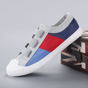 AU2026 New autumn mens shoes Korean style versatile trendy casual shoes comfortable and breathable low-top mens canvas shoes