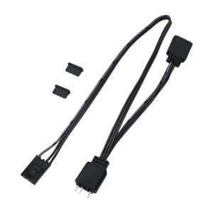 4pin Female to 3Pin Male ARGB Adapter Cable For HDLL120 Controller and ARGB Fan Hub Compatibility