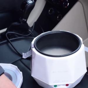 Oushiba 12V Car Electric Cooker for Car Electric Cooker Truck 24V Car Truck Electric Food Warmer Rice Cooker
