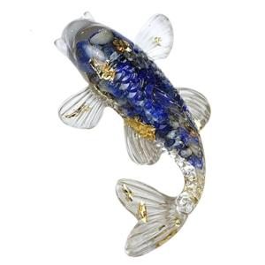Artificial Fish Ornaments Natural Fish Figurines Resin Statue Desktop Car Home Office Decorations Friend Gift
