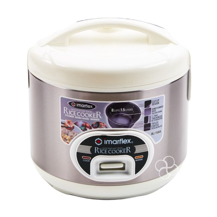 Imarflex IRJ-1500A Multi-Function Rice Cooker Stainless Steel