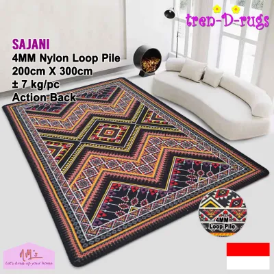 Tren-D-rugs Karpet jumbo persian eropa vintage abstrak alas lantai kamar tidur 200 cm x 300 cm - NMs