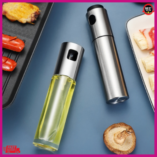 CH-FASHION Olive Pump Spray Bottle Oil Sprayer Glass Pot Cooking ...