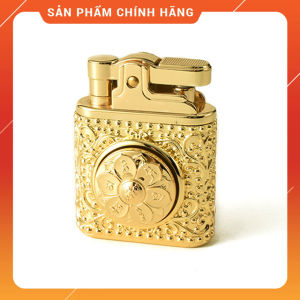 Hộp Quẹt Bật Lửa Zorro Z582-201 Thiết Kế Độc Lạ Với Hoa Văn Cổ Nổi Phía Trước Nhiều Màu - Dùng Xăng Đá Cao Cấp