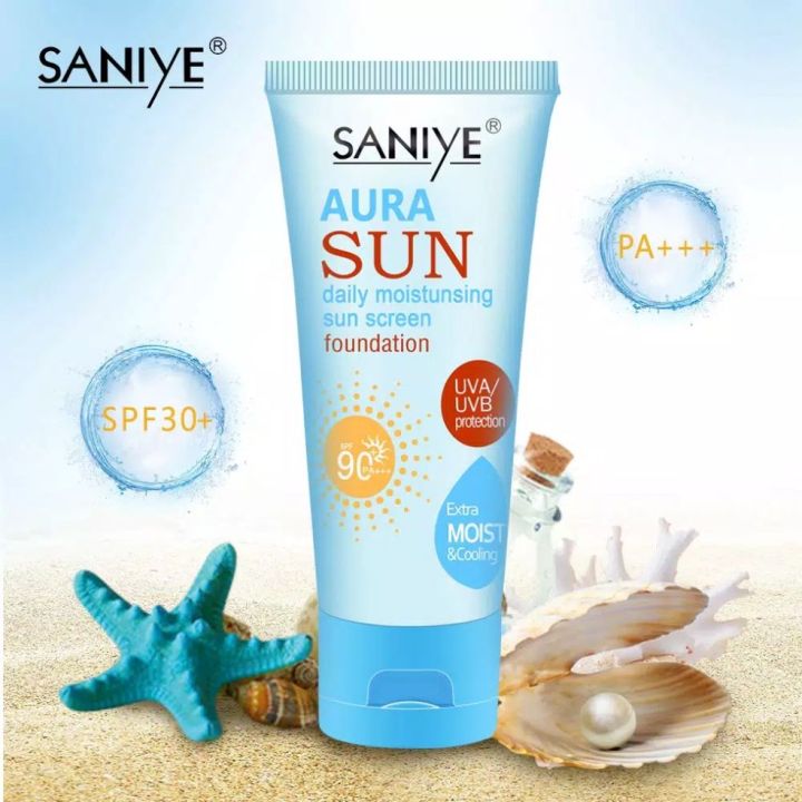 ORIGINAL Sunblock Emina Saniye Protection SPF 30 Sunblock Wajah Lazada Indonesia