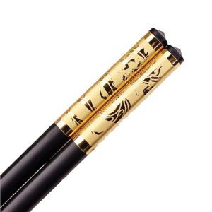 EXALTEDP Cute Luxury Non-Slip Chinese Style Sushi Reusable Tableware Chopsticks Kitchen Tools Kitchenware