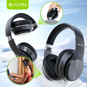 BAVIN BH51 Bluetooth Wireless Earphone Headphone Stereo Sounds w/ Built-In Mic & Noise Reduction Compatible for TF Card