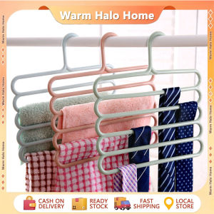 5 Layer Pants Hanger Closet Storage Organizer for Pants Jeans Multifunctional Pants Hanger