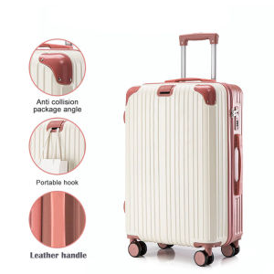 PG Elegant Hard Case Travel Luggage 20/24 Inch Durable Waterproof Suitcase with 360° Silent Spinner Wheels and Combination Lock