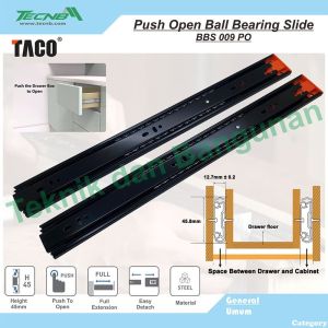 Rel Laci Taco Push Open BBS-009PO 45cm (Full Extension)