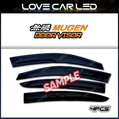 4Pcs Proton Perodua Door Visor Big Small Mugen Bezza Myvi Alza Axia Kelisa Kenari Persona Saga Blm FL Flx Wira Waja Iriz