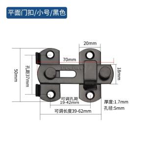 Door Hasp Latch Lock Stainless Steel Safety Packlock Clasp Bathroom Bedroom Sliding Door Window Cabinet Fitting