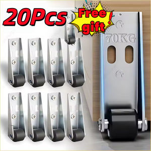 20Pcs Sliding Door Wheel Metal Furniture Silent Door Side Mounted irectional Rollers Door