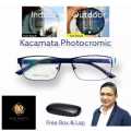 KACAMATA PHOTOCROMIC / KACA MATA ANTI RADIASI MINUS PLUS PRIA WANITA ORIGINAL. 