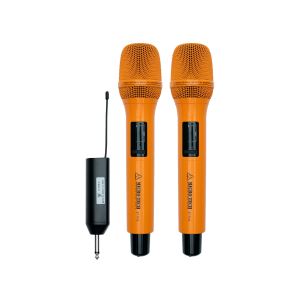 MICROTECH ET-777A ไมค์ลอยแบบถือคู่ ย่าน UHF 2 ช่วงคลื่น ส่งสัญญาณได้ไกล 100 เมตร AT Prosound