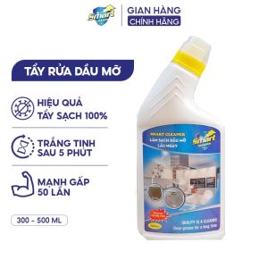 SMART TK - Nước tẩy cặn canxi SMART TK vách kính nhà tắm nước tẩy rửa gương 300/500ml