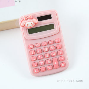 YF Sanrio Cute cartoon portable calculator mini Student office minicomputer Kuromi Pochacco Hello Kitty stationery FY