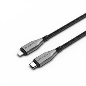 CYGNETT Armoured Lightning to USB-C Fast-Charging Cable 30W (50cm/1m/2m/3m)