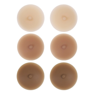 Realistic Adhesive Silicone Nipples Reusable Attachable Breast Pasties Pads for Breast Forms Crossdressing Mastectomy