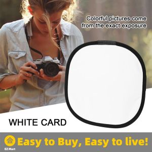 【Fast Shipping】 30CM Foldable Photography Double Face Focusing Board 18% Gray Card Reflector White Balance Reference Card with Carry Bag Focus-Board