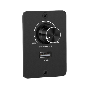 Rotary ON Off Dimmer 12V with Quick Charges 3.0 USB Port Energy Saving Switches Strong Aluminum Housing For Vehicles