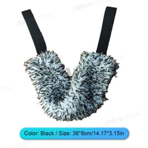 Seamital Lốp Xe Hơi khăn lau hai mặt thắt lưng dài khăn lau bàn chải sợi nhỏ San hô sang trọng bánh xe kéo vành đai trung tâm chi tiết khăn