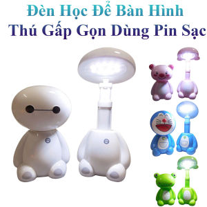 Đèn Học Để Bàn Hình Thú Có Thể Gấp Gọn Dùng Pin Sạc