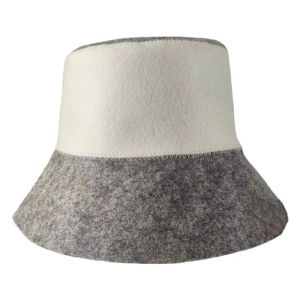 MIRELINA Good Water Absorption Felt Sauna Cap Felt Quickly Drying Bath Hat  Sweat Absorbing Fisherman Hat Sauna Accessories