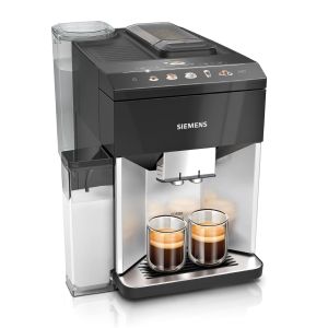 Máy pha cà phê tự động Siemens TQ515D09 EQ.500 Đẳng cấp và sang trọng. Đồ uống được hiển thị trên màn hình và dễ dàng lựa chọn bằng cách nhấn nút