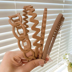 Luckin Mall Teeth Hairband Teeth Comb Headbands Matte Hair Bands Non Slip