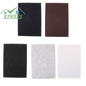 XZ✨✨✨ Tự dính vuông cảm thấy miếng đệm đồ nội thất sàn bảo vệ DIY Tự dính vuông cảm thấy miếng đệm đồ nội thất sàn bảo vệ DIY phụ kiện nội thất 30cm x 21cm tự dính vuông cảm thấy miếng đệm đồ nội thất bảo vệ sàn chống ma sát Mat Grea Đến tự dính vuông cảm