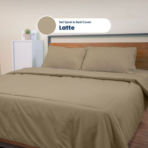 Homesleeing Bedcover set/ bundling - bedcover 200 - sprei 180 T 20 / bedcover 200 - sprei 180 T 30 / bedcover 180 - sprei 160 T 20 / estetik / lembut / Adem /plain / polos