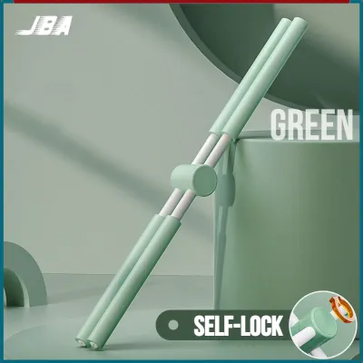 JBA Yoga Stick Posture Corrector For Women 75CM 360° Rotate Auto Lock Durable Stretching Shoulder Yoga Sticks For Women Back Support Posture Yoga Foam Roller Soft Anti-Slip