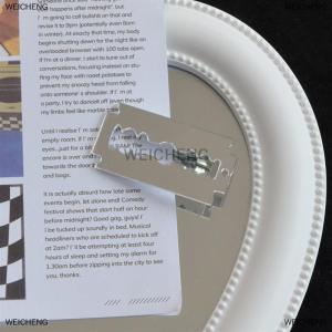 [COD] WEICHENG Funny Creative Acrylic Simulated Blade Hairpins For Girls Lovely Headwear Fashion Light Luxury Hairpin Adorable Hair Clips