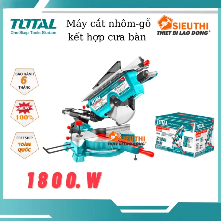 TOTAL Máy cắt nhôm kết hợp cưa bàn 1800W TMS43183051 | Lazada.vn