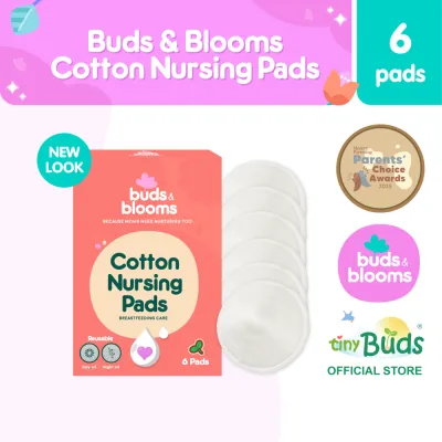 Buds & Blooms Reusable Cotton Nursing Pads (6 Pads)