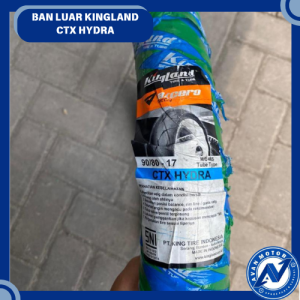 Ban Kingland CTX Hydra 90/80-17 Tubeless soft compound Original Ban motor Bebek KINGLAND CTX TUBLESS