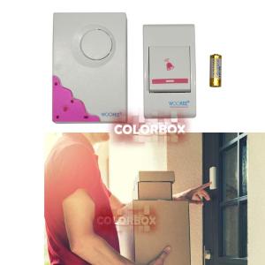 MR Wookee Doorbell Wireless (DC) Bel Pintu Door Bell Wirelles Remote 36 SUARA Melody + Gratis 1X Battery AA 23A Bell Pintu Wireless Doorbell / Bell Pintu Rumah / Door Bell Bel Pintu Batterai Wireless Tanpa Kabel - Warna Acak
