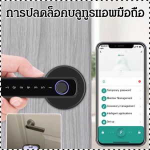 ล็อคลายนิ้วมือ ความไวสูง วิธีการปลดล็อคหลายวิธี ระบบควบคุมการเข้าถึง รีโมทคอนโทรลโทรศัพท์มือถือ สี