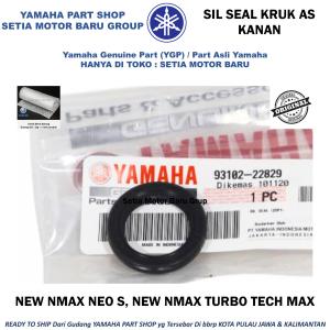 Seal Sil Kruk As Crankshaft Kanan New N Max Nmax Neo S Turbo Tech Max Asli Original Yamaha Surabaya
