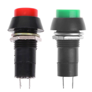 5 Pcs Self-Locking Power Push Button Switch AC250V 3A 2-pin SPST Push Button Switch Mini Momentary Switch Waterproof